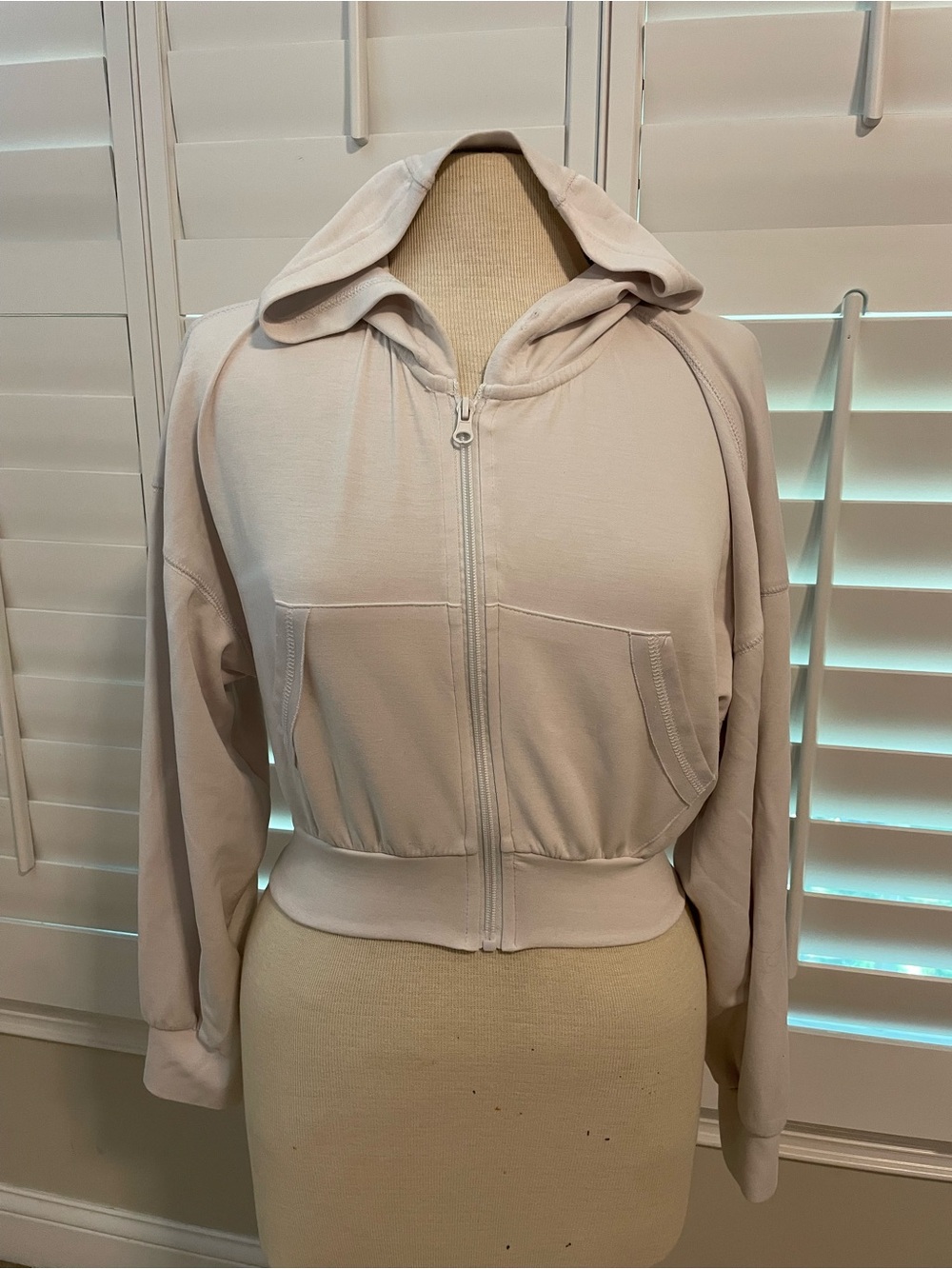 AS Revival Cropped Zip Hoodie